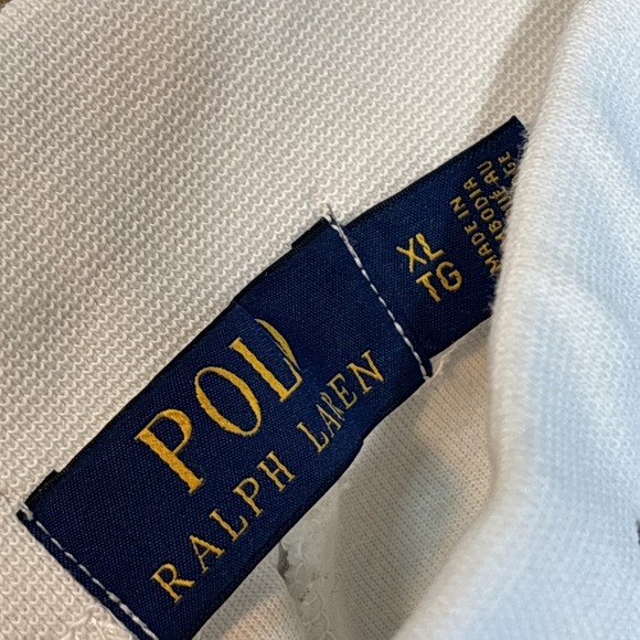 Polo Ralph Lauren Women's Jogger Sweatpants White Black Logo Size XL - Picture 2 of 9